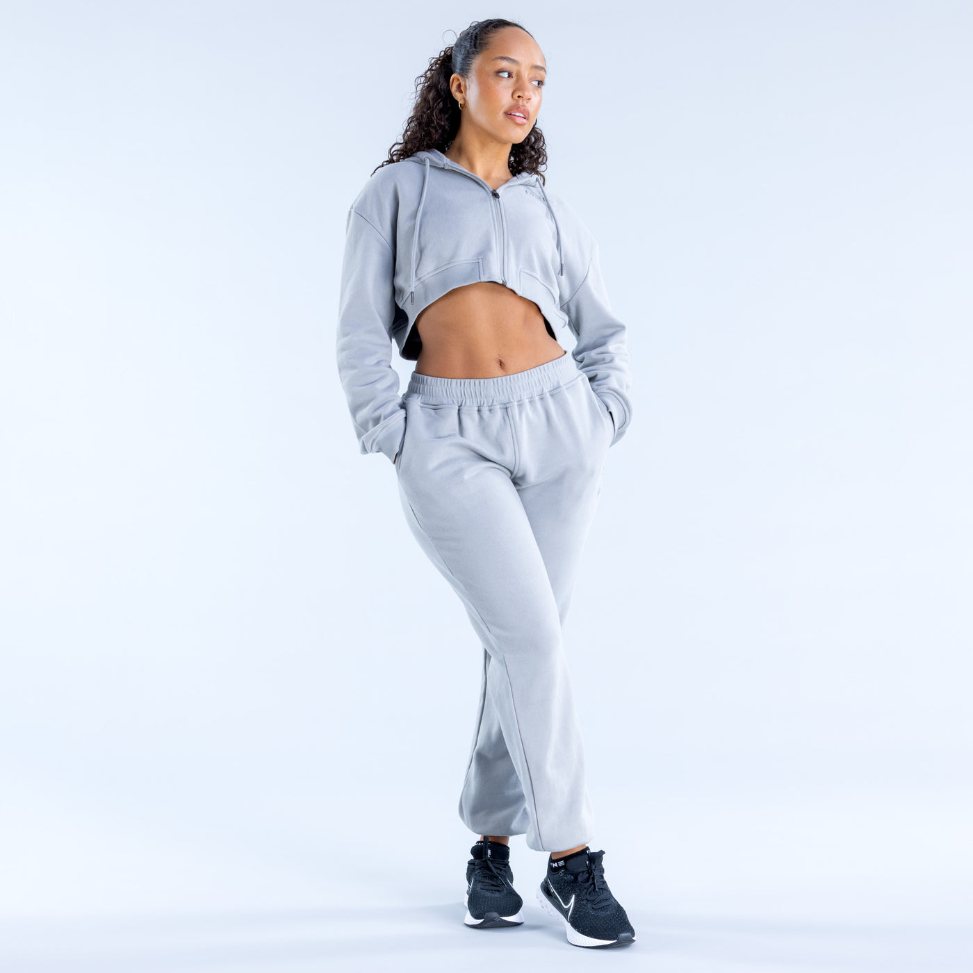 Revive Mid Weight Crop Zippy