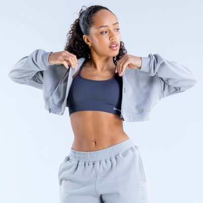 Revive Mid Weight Crop Zippy