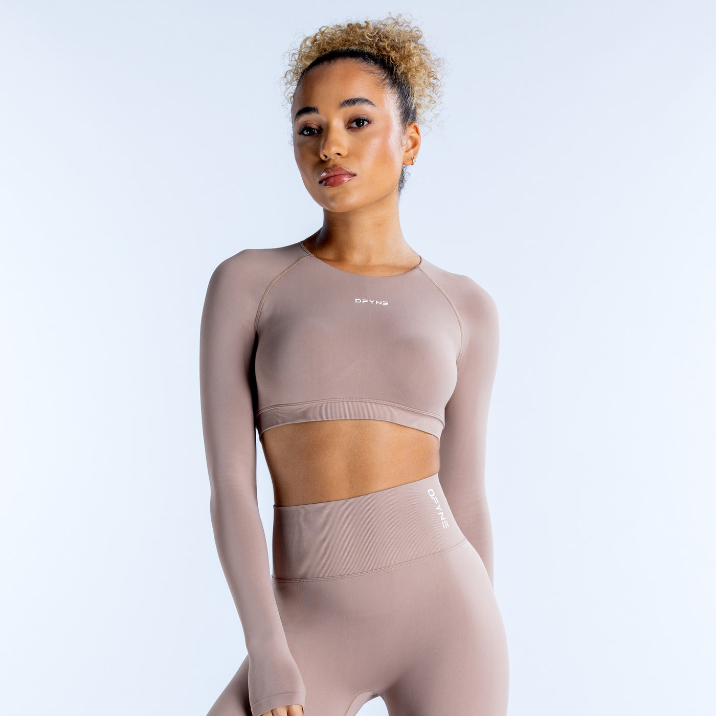 Dynamic Long Sleeve Crop Top