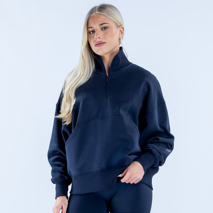 Signature Quarter Zip Sweatshirt