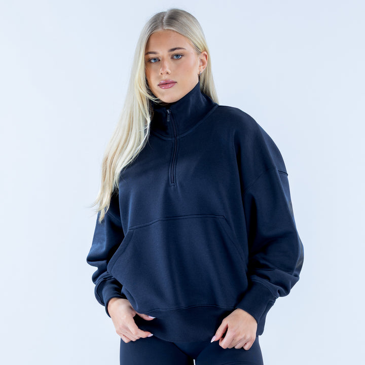 Signature Quarter Zip Sweatshirt